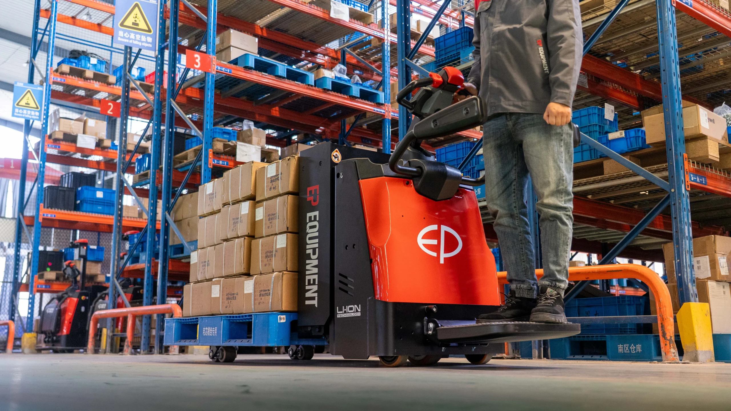 EP RPL201H 2 Ton Ağır Hizmet Tipi Elektrikli Transpalet gorsel 3