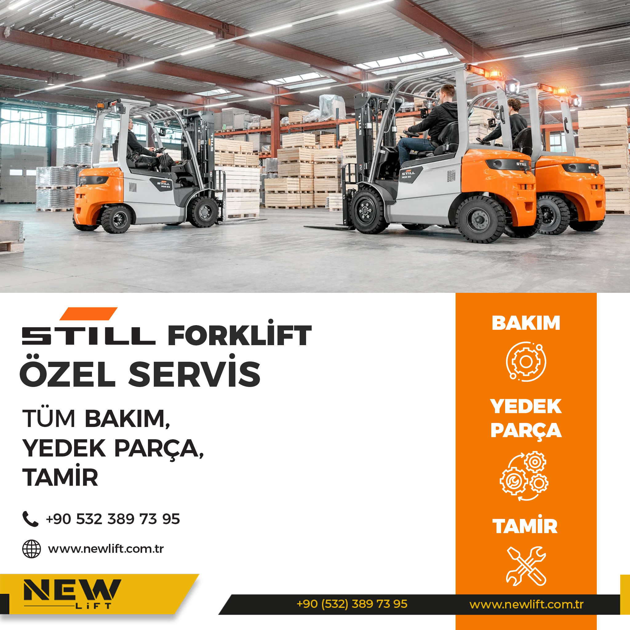 Forklift operasyonlarımızdan kareler